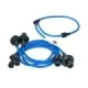Pluggkabel-sett Type1 kobber - Blå, 6