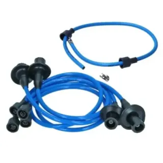 Pluggkabel-sett Type1 kobber - Blå, 6