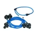 Pluggkabel-sett Type1 kobber - Blå, 6
