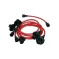 Pluggkabel-sett Type1 kobber - rød