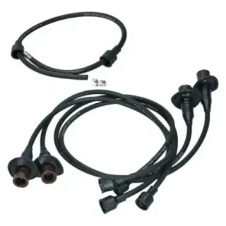 Pluggkabel-sett Type1 kobber - svart,