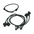 Pluggkabel-sett Type1 kobber - svart,
