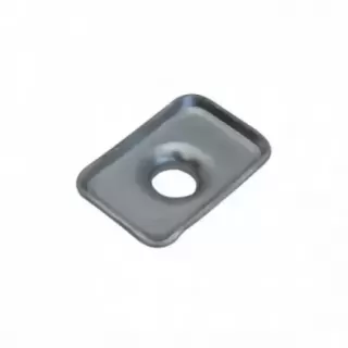 Festeplate på foraksel gummi/chassi