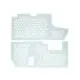 Platesett for isolering av motorrom