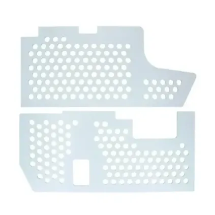 Platesett for isolering av motorrom