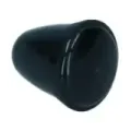 Viskerbryterknapp, svart (4 mm)
