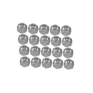 Krom bolthetter, Ø 19 mm, 20 stk