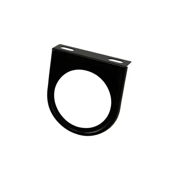 Målerfestebrakett 1 hull, 52 mm, svart