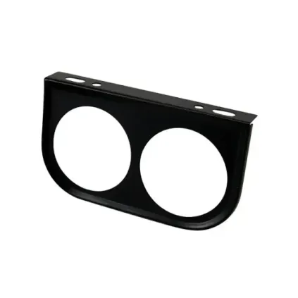 Målerfestebrakett 2 hull, 52 mm, svart