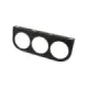 Målerfestebrakett 3 hull, 52 mm, svart
