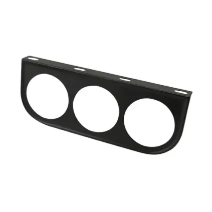 Målerfestebrakett 3 hull, 52 mm, svart