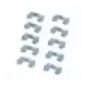 Klips for stigtrinn med 18 mm list, 10 stk