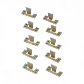 Klips for stigtrinn med 9 mm list, liten, 10 stk