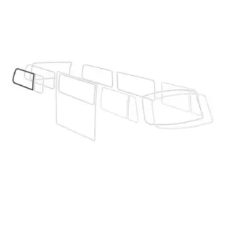Bakre siderutepakning med ventilasjonsvinge &#0