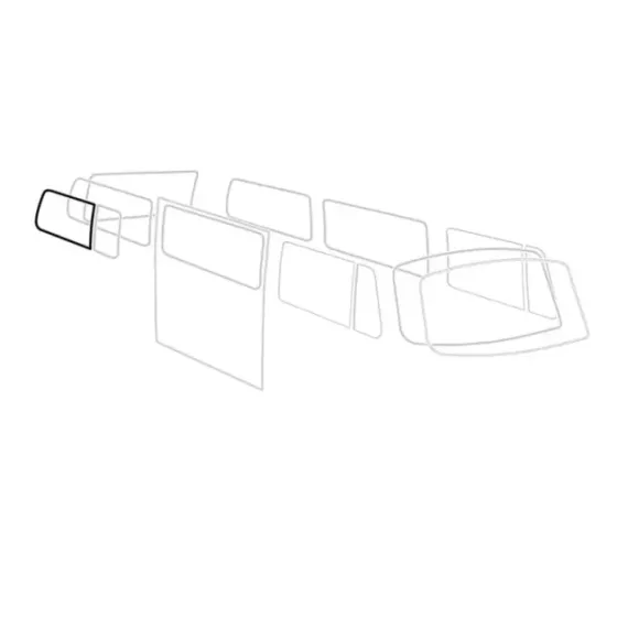 Bakre siderutepakning med ventilasjonsvinge &#0