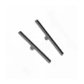 Viskerblader, grå, 185mm
