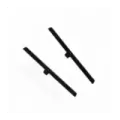 Viskerblad, sort, 245mm, 58-64