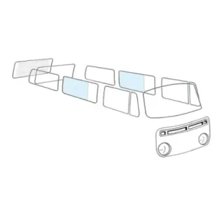 Side midtvindu 3/4 L/R