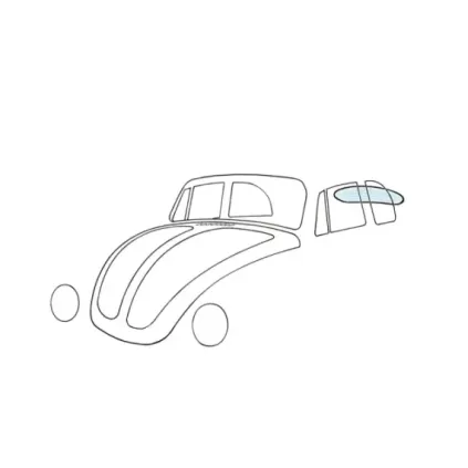 Bakrute, bille cabriolet, oppvarmet