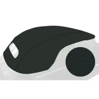 Cabriolet Utv tak, Vinyl, svart