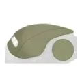 Cabriolet Utv tak, vinyl, beige