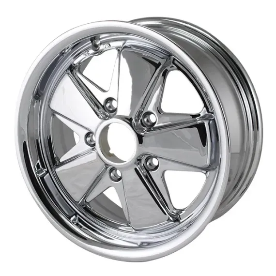Felg 911 stil Deep6, krom, 5 bolt (5x