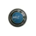 Hornknapp, svart med GT-logo