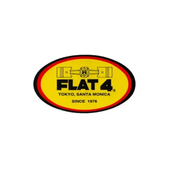 Klistremerke Flat-4, 3 stk