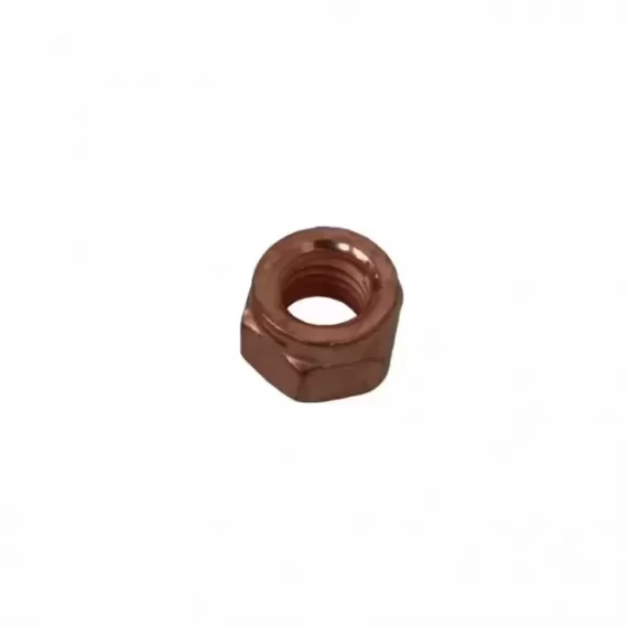 Eksosmutter (kobber) M8 for 12mm skiftenøkkel